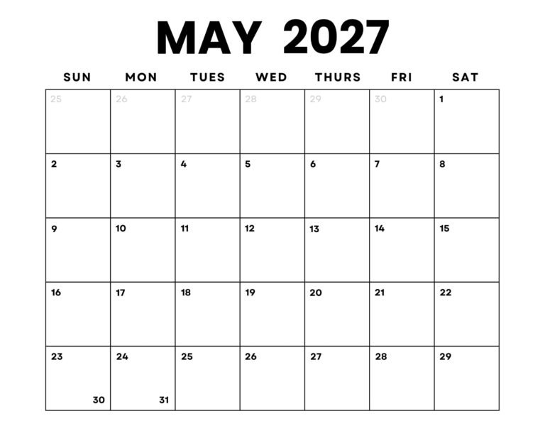 Comprehensive May 2027 Monthly Planner and Important Dates Overview 33 il fullxfull.6834694465 jwzy