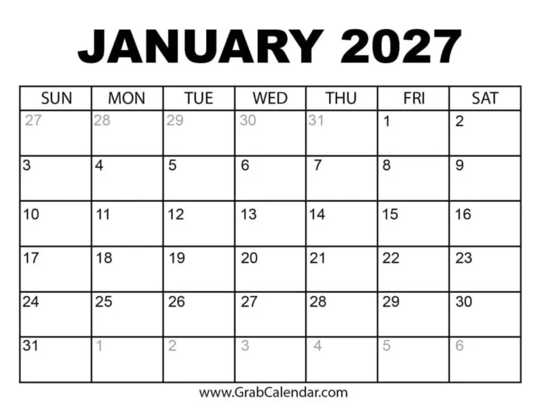 January 2027 Calendar 1024x791 6