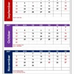 September to November 2027 Calendar with Holidays