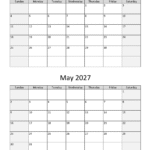 april may two months 2027 calendar vertical 1