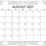 free printable monthly calendar august 2027 fefefe 999999 2