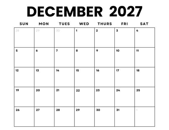 Printable December 2027 Calendar for Easy Planning and Organization 24 il 570xN.6810584156 696x 1