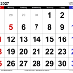 Calendar For 2027 July 35 july 2027 calendar large numerals