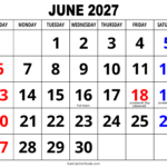 large print june 2027 calendar fefeff fefefe 15