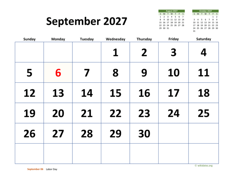 Comprehensive September 2027 Calendar Guide and Key Dates Overview 15 september 2027 calendar 03